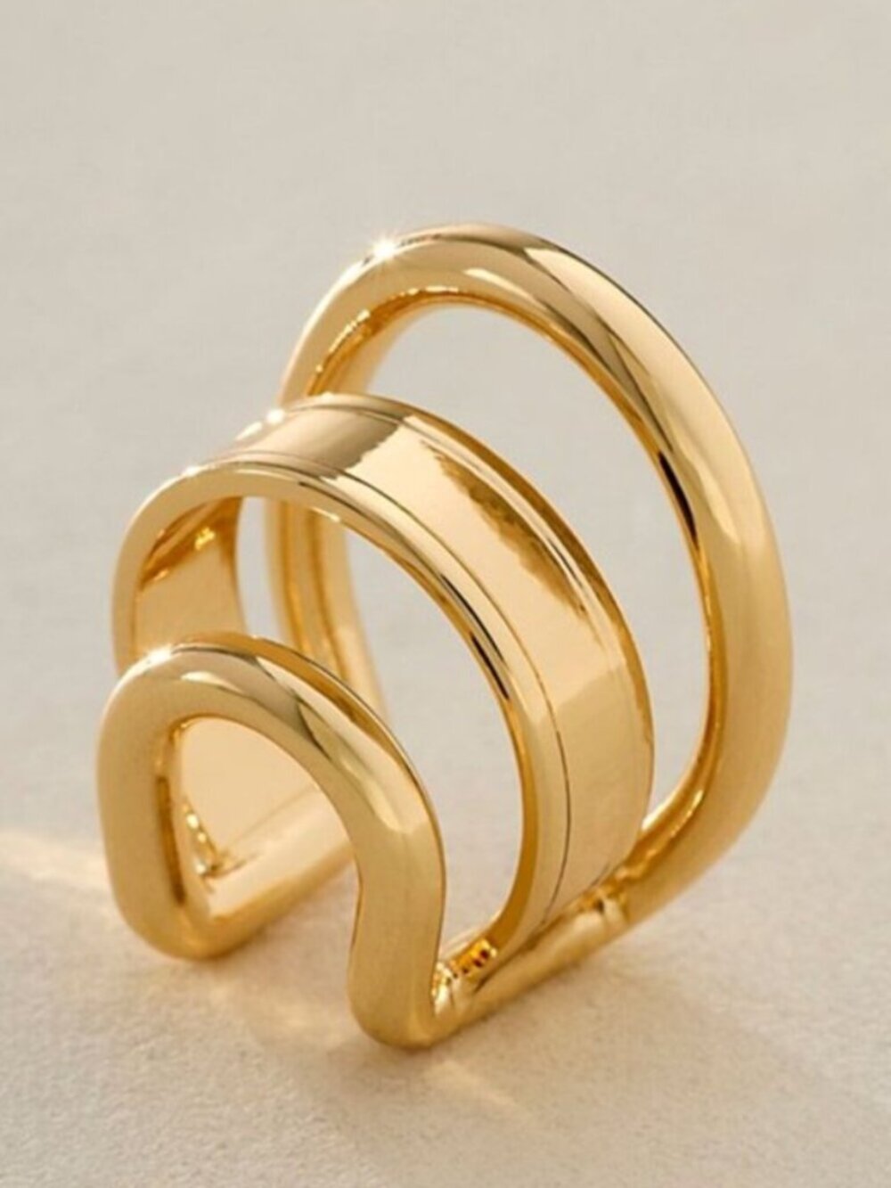 FREE PEOPLE Karmic Ear Cuff 14k Gold Plated